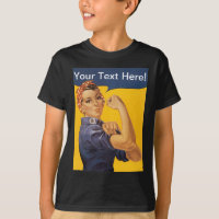 Rosie the Riveter We Can Do It! Your Text Here