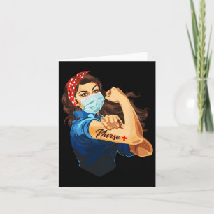 Rosie The Riveter - Woman Nurse Card