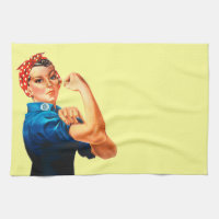 Rosie The Riveter WWII Poster