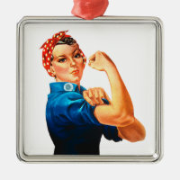 Rosie The Riveter WWII Poster