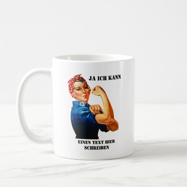 Rosie the Riveter - Yes We Can Coffee Mug (Left)