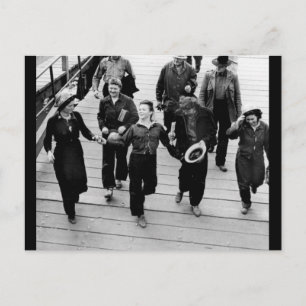 Rosie the Riveters on the Boardwalk Postcard