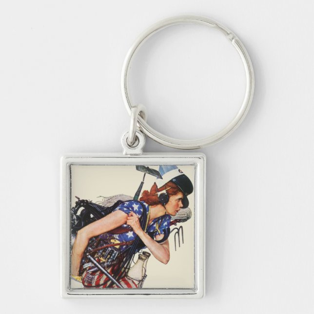 Rosie to the Rescue Keychain (Front)