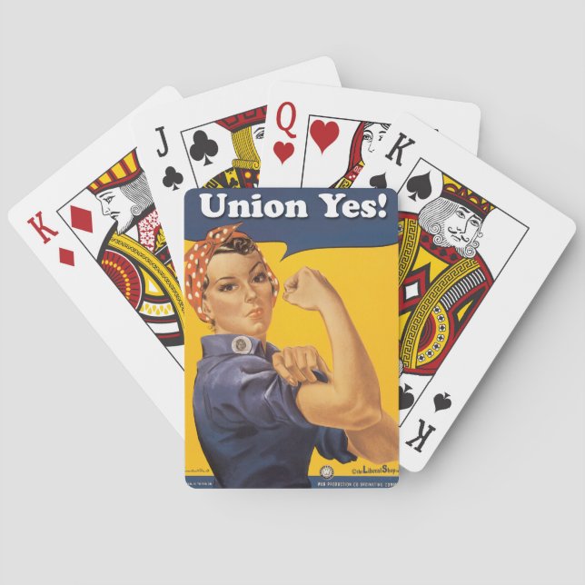 Rosie Union Yes! Election Playing Cards (Back)