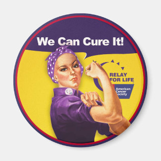 Rosie "We Can Cure it!" Magnet