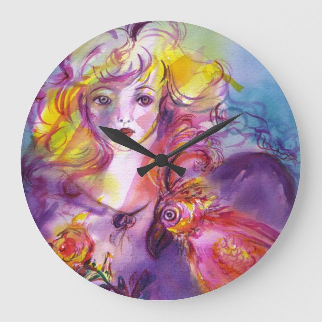 ROSINA / Venetian Masquerade Large Clock (Front)