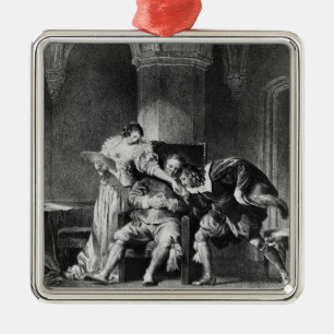 Rosine, Bartholo, Count Almaviva Metal Ornament