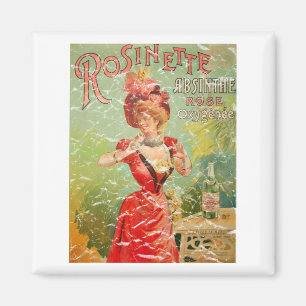 Rosinette 1823- distressed magnet