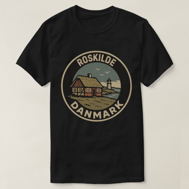 Roskilde, Denmark Danmark  T-Shirt (Design Front)