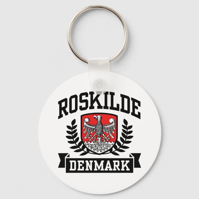 Roskilde Denmark Keychain (Front)