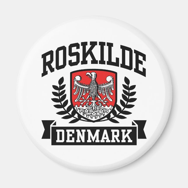 Roskilde Denmark Magnet (Front)