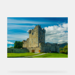 Ross Castle Acrylic Sign Killarney Ireland