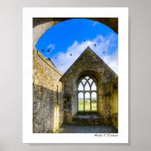 Ross Errilly Friary - Irish Ruins - Mini Poster