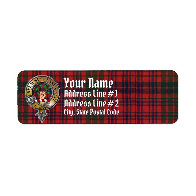 Ross Tartan & Badge (Devant)