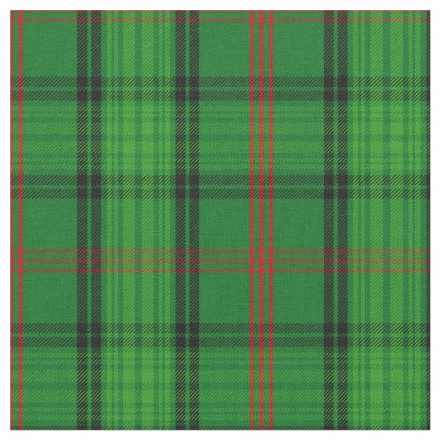 Ross Tartan Print Fabric (Close Up)