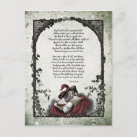 Rossetti "Love" Victorian Postcard