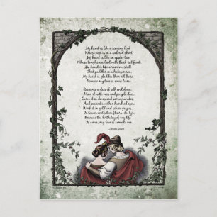 Rossetti "Love" Victorian Postcard