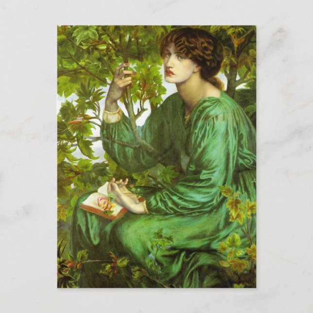 Rossetti The Day Dream Postcard (Front)