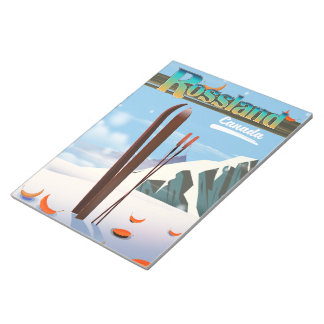 Rossland Canada travel poster. Notepad