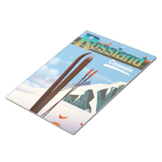 Rossland Canada travel poster. Notepad
