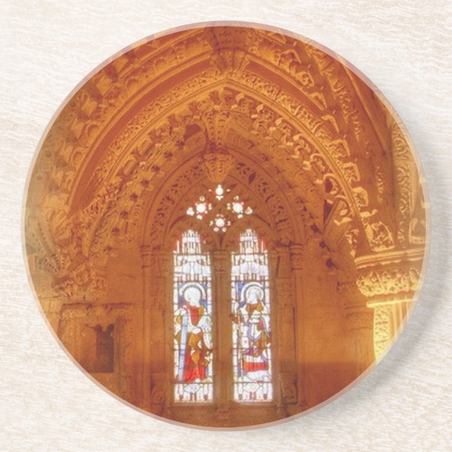 Rosslyn Chapel Interior Coaster (Front)