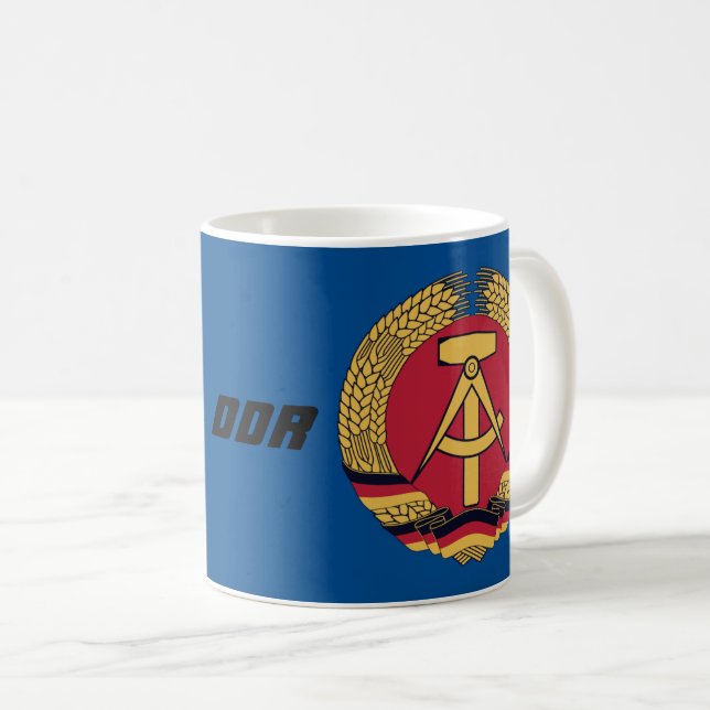 Rostock, DDR, Rostock, Communist East Germany GDR Coffee Mug (Front Right)