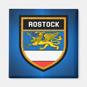 Rostock Flag Magnet