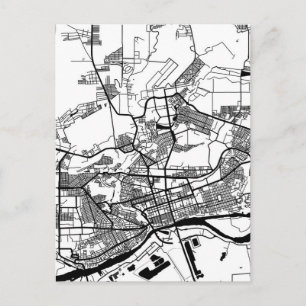 Rostov-on-Don Russia City Map Postcard
