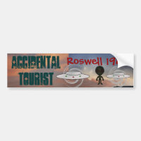 Roswell 1947 bumper sticker