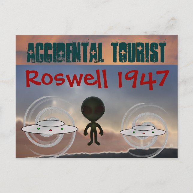 Roswell 1947 postcard (Front)