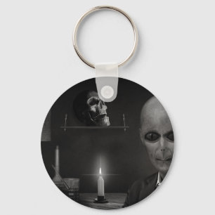roswell alien keychain