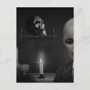 roswell alien postcard