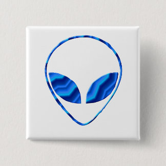 Roswell Alien Square Pin