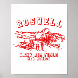 Roswell Army Air Field New Mexico _1  Poster