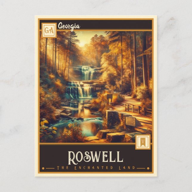 Roswell, Georgia | Vintage Postcard (Front)