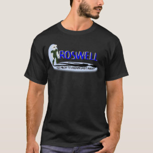 Roswell Hallucination in Blue T-Shirt