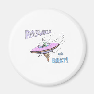 ROSWELL magnet (white)