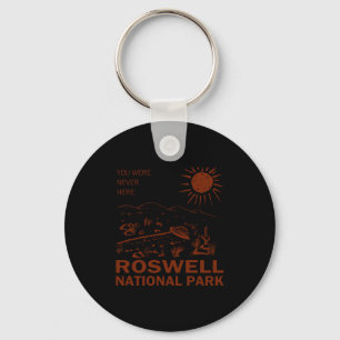 Roswell National Park Ufo Flying Saucer Aliens _1  Keychain