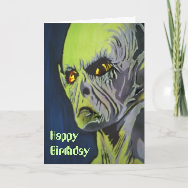 'Roswell, Never Forget' Birthday Card (Front)