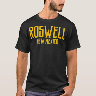 Roswell New Meico NM Vintage Tet Amber Print T-Shirt