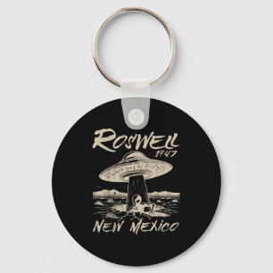 Roswell New Mexico 1947 Alien Abduction Ufo Crash  Keychain