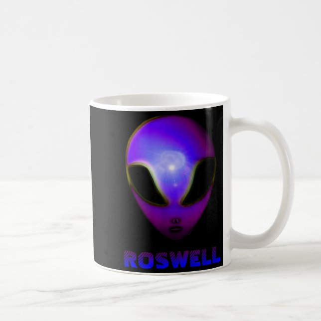 Roswell New Mexico Alien  Coffee Mug (Right)