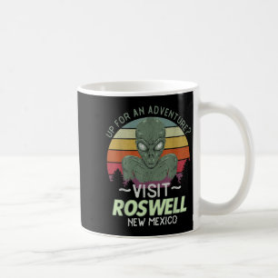 Roswell New Mexico Alien Head Funny Souvenir Quote Coffee Mug