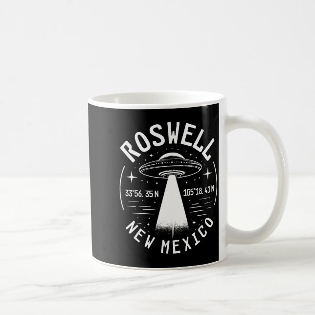 Roswell New Mexico Alien Ufo Area 51  Coffee Mug (Right)