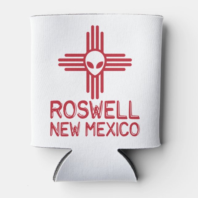 Roswell New Mexico Can Cooler (Front)