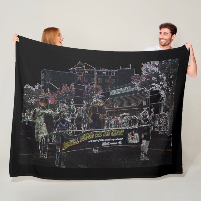 Roswell, New Mexico Fleece Blanket (In Situ)