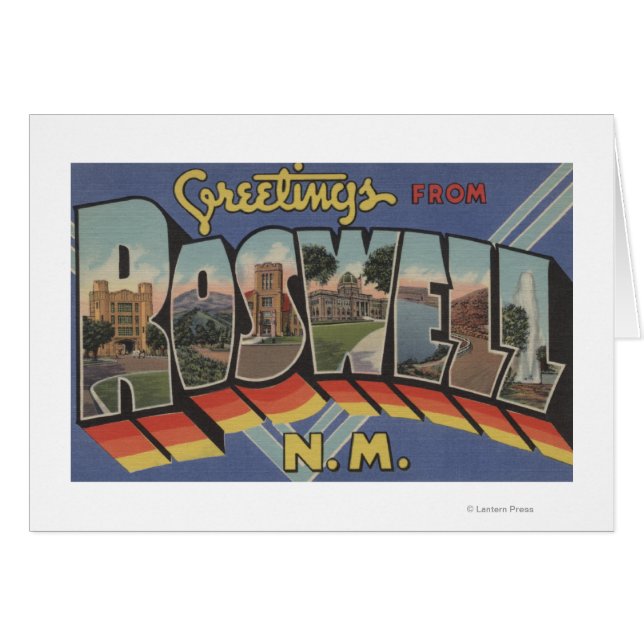 Roswell, New Mexico - Large Letter Scenes (Front Horizontal)