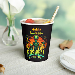 Roswell Park: Where UFOs Hover! Paper Cups