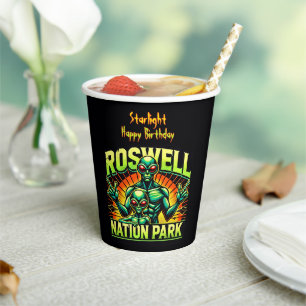 Roswell’s Alien Encounter Park Awaits! Paper Cups