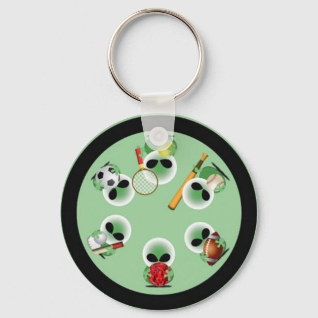 Roswell sports keychain (Front)